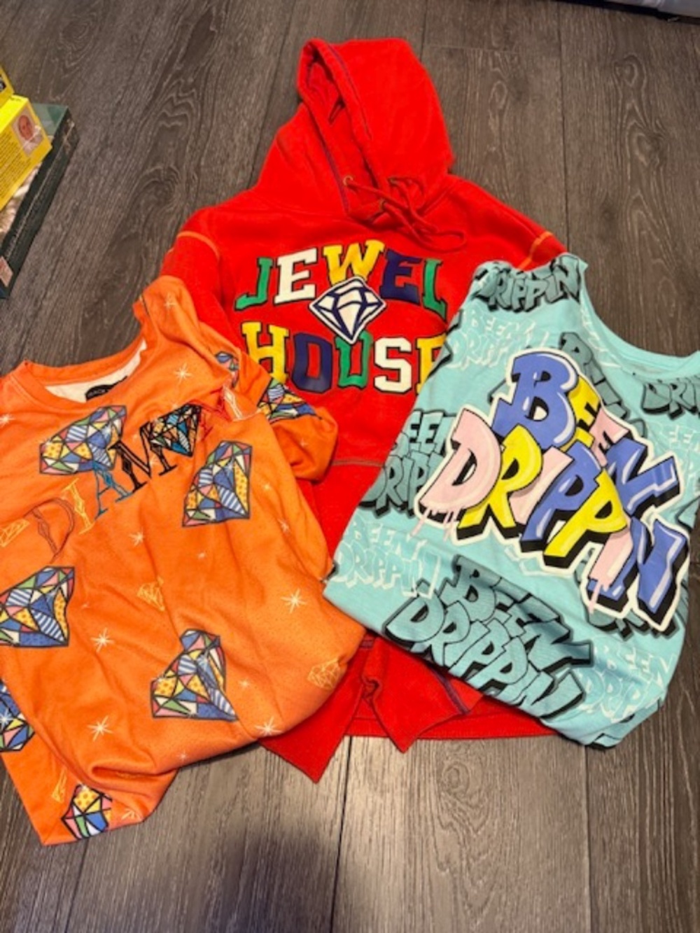 Men's streetwear Hoodie & tee shirts lot
